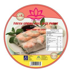 LOTUS GRAND RICE PAPER 16CM (ROUND) - BANH TRANG GOI CUON 400GR